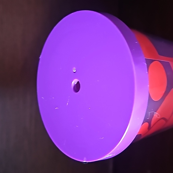 2014 Starbucks 24 oz Venti Cold cup Tumbler Purple Red Hibiscus, Rare, preowned - Picture 4 of 5